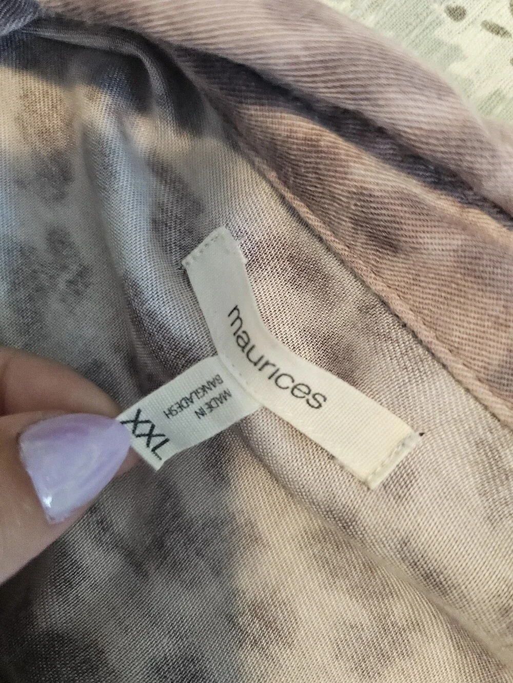 Maurices Women's Leopard Print Button-Up Blouse Shirt XXL